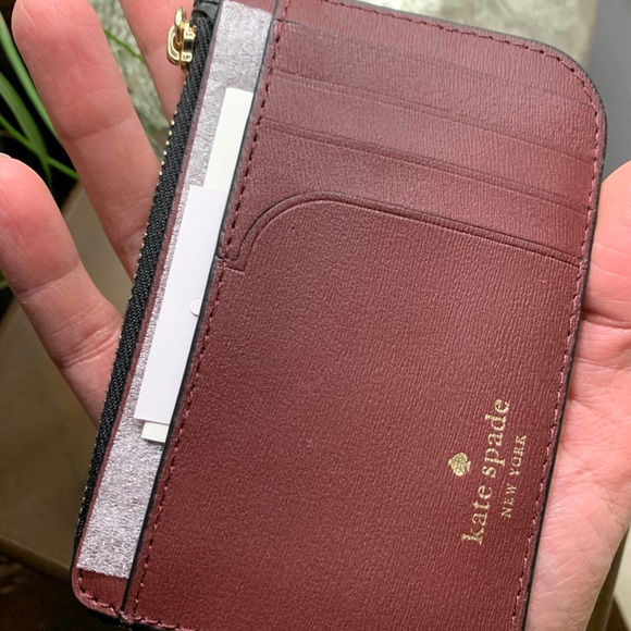 Authentic Kate Spade leather L-Zip card/Keychain🌸 - Picture 5 of 7
